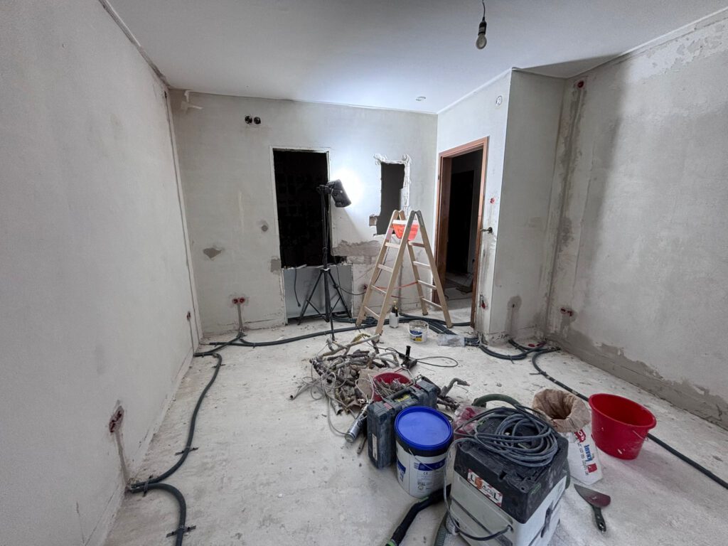 Sanierung in einer Altbauwohnung in Hamburg